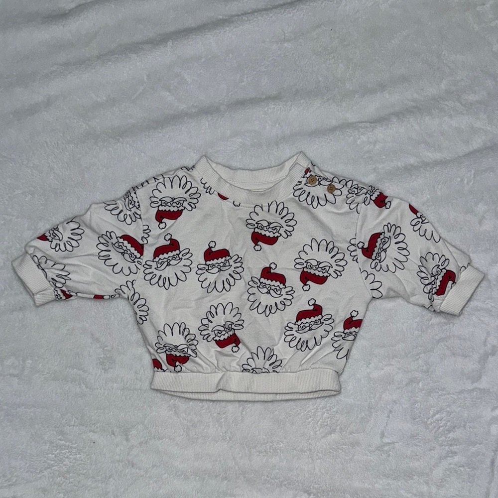 Cat & Jack White and Red Graphic Sweatshirt